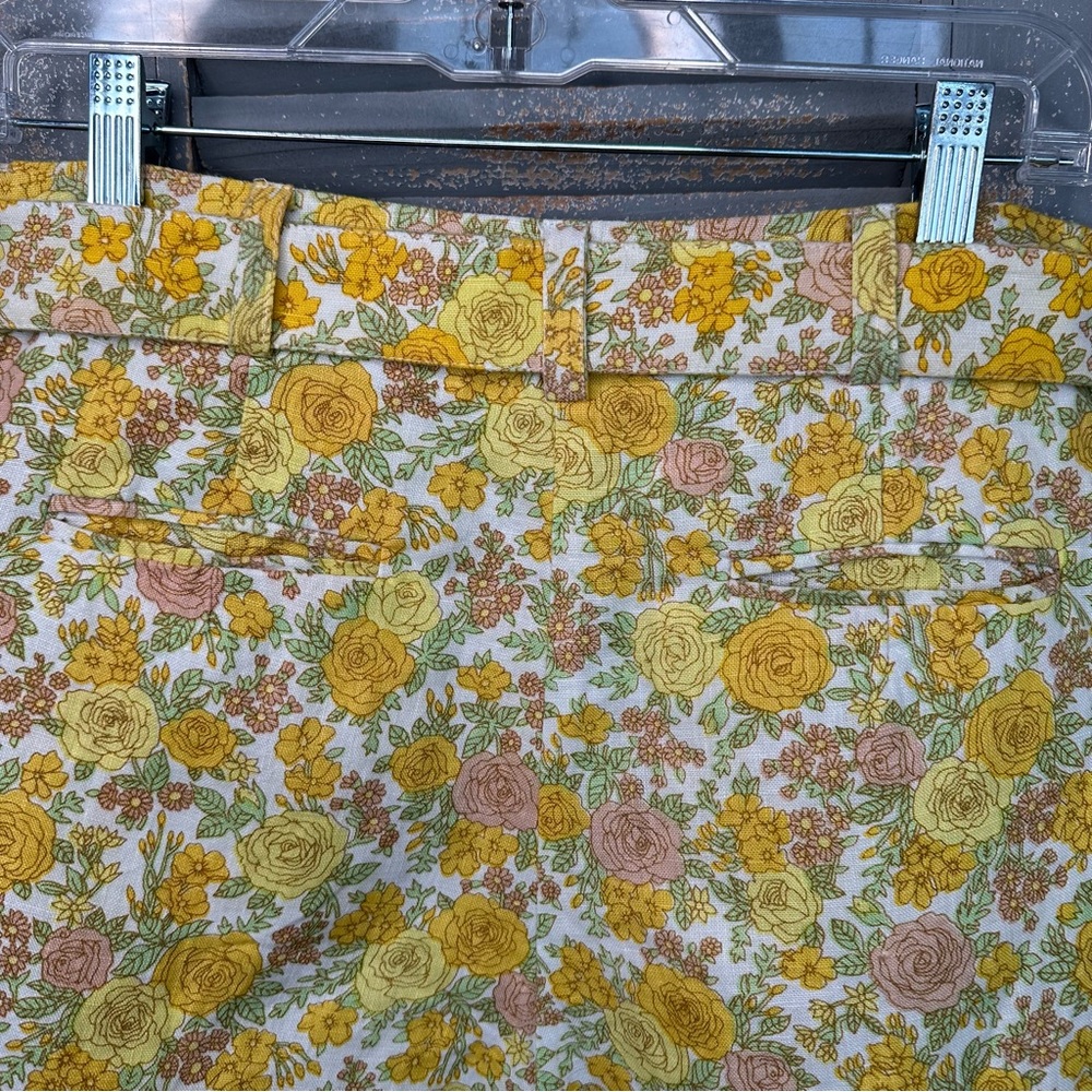 Faithfull The Brand Robina Top & Celia Skort Set Linen Garden Floral Sz 6 - Picture 15 of 16